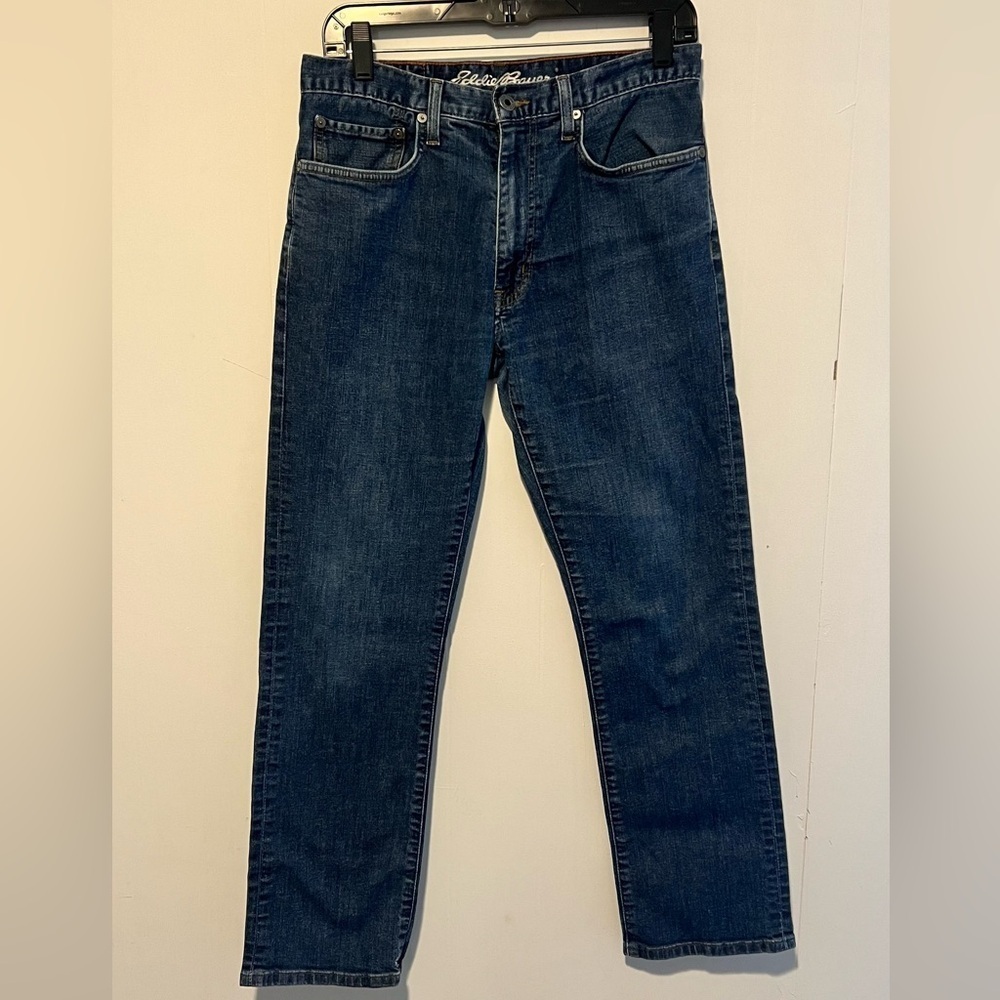 Eddie Bauer Slim Fit Botton Zipper Jeans ZZ24
